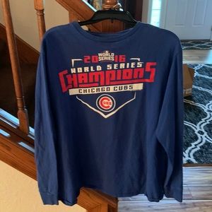 2016 Cubs World Series long sleeve t shirt. XL